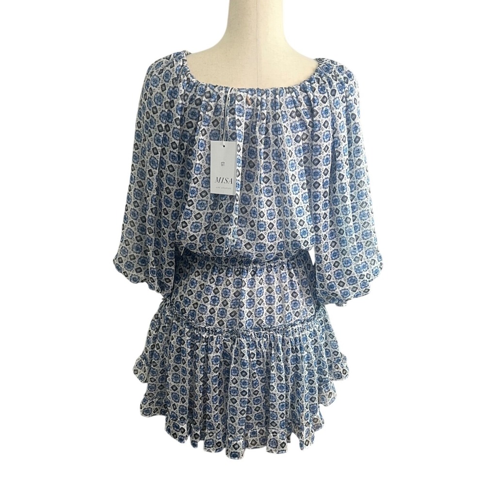 NWT Misa Los Angeles Zonia Dress in Scorpios Tile XS $345 - Picture 7 of 8